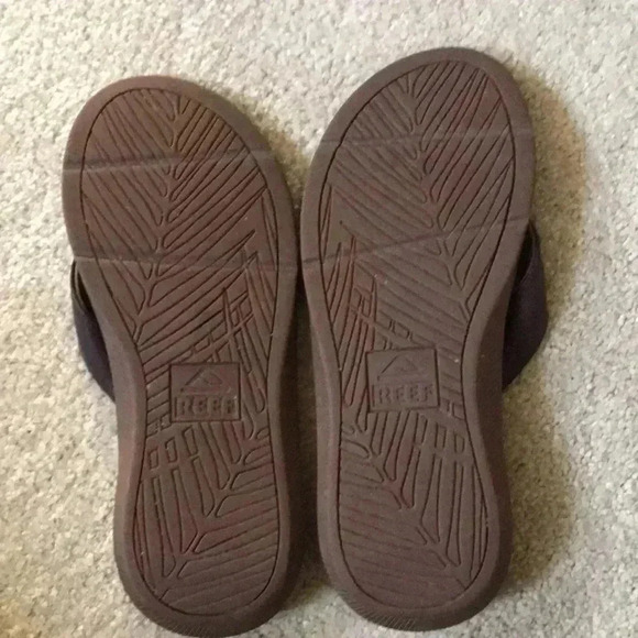 Reef Brown Pre-Owned Santa Ana Flip Flops-Size 11 - Picture 6 of 11